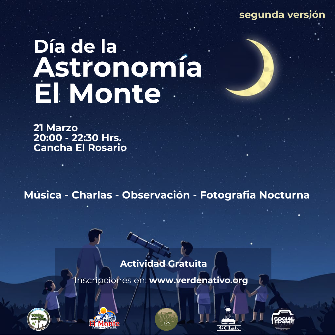 Afiche Día de la Astronomía El Monte 2026